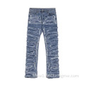 Custom Ripped Distressed Washed Jeans Pants